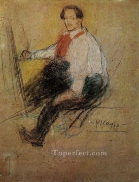 Autorretrato Yotude 1901 Pablo Picasso Pinturas al óleo